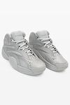 alexander wang aw hoop sneaker in glitter silver