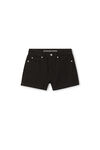 alexander wang shorty 高腰牛仔短裤 washed black