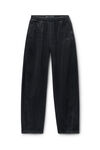 Alexander Wang faded black black brushed denim sweatpant