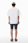 Alexander Wang white white cotton oversized logo t-shirt