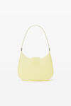 alexander wang w legacy small hobo in pvc lemon drop