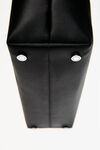 Alexander Wang black heiress pouch in satin