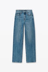 Alexander Wang vintage light indigo ez 中腰牛仔裤