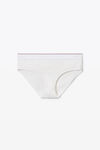 Alexander Wang white brief underwear in ribbed jersey