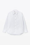 Alexander Wang white 经典棉质系扣衬衫