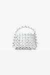 Alexander Wang optic white rex 小号纳帕皮革包