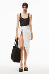 alexander wang hotfix one piece in contour swim black