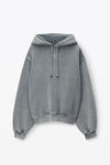Logo Hoodie in Structured Terry