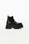 alexander wang carter 皮革防水台乐福靴 black