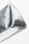 alexander wang marquess micro in sequin silver