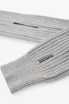 Alexander Wang heather grey hybrid ribbed scarf with sleeves