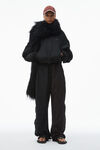 Alexander Wang black 褶饰运动长裤