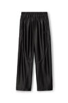alexander wang track pants in satin faille jersey black