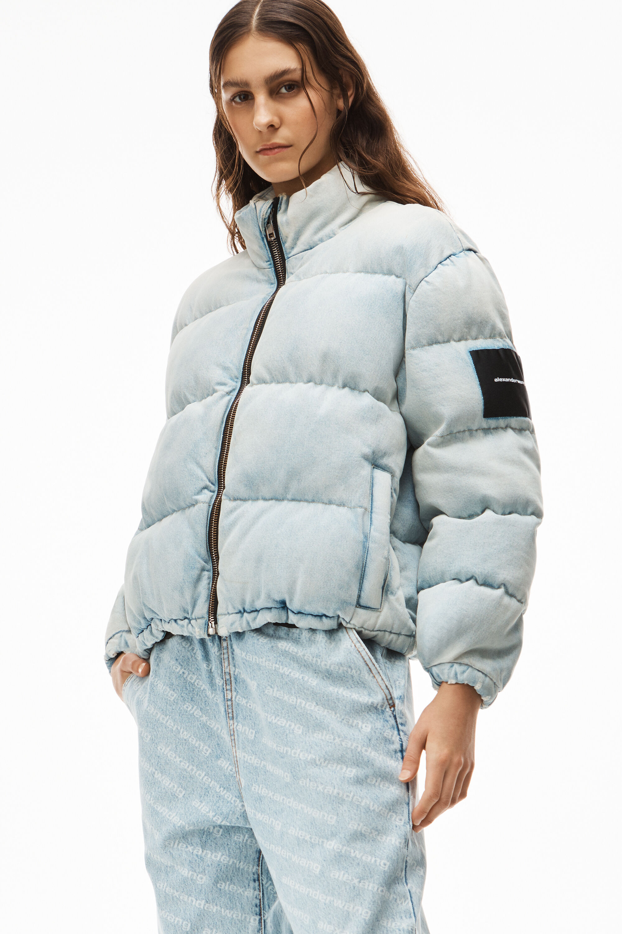 alexander wang puffer jacket