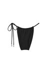 alexander wang crystal charm bikini bottom in jersey black