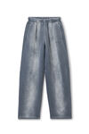 Alexander Wang washed chalk unisex crystal hotfix sweatpant