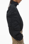 Alexander Wang black ruched track jacket