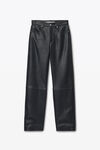Alexander Wang black ez 中腰直筒  primal 纳帕羊皮
