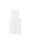 Racerback Tank in Ribbed Cotton Jersey