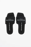 Alexander Wang black aw pool slide