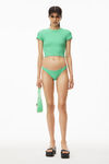 alexander wang w legacy small hobo in pvc mint julep