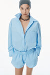 Alexander Wang chambray blue 棉质男友风衬衫