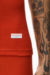 alexander wang 罗纹棉背心 red