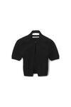 alexander wang short-sleeve twinset cardigan black