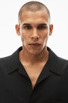alexander wang dress shirt in wool blend tailoring black