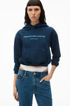 alexander wang 叠搭松身牛仔裤 deep blue