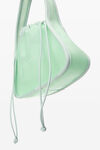 alexander wang ryan 透明罗纹针织小号手袋 absinthe