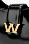 alexander wang w legacy large hobo in leather black