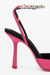 alexander wang delphine 105 徽标粘胶纤维系带鞋 pink