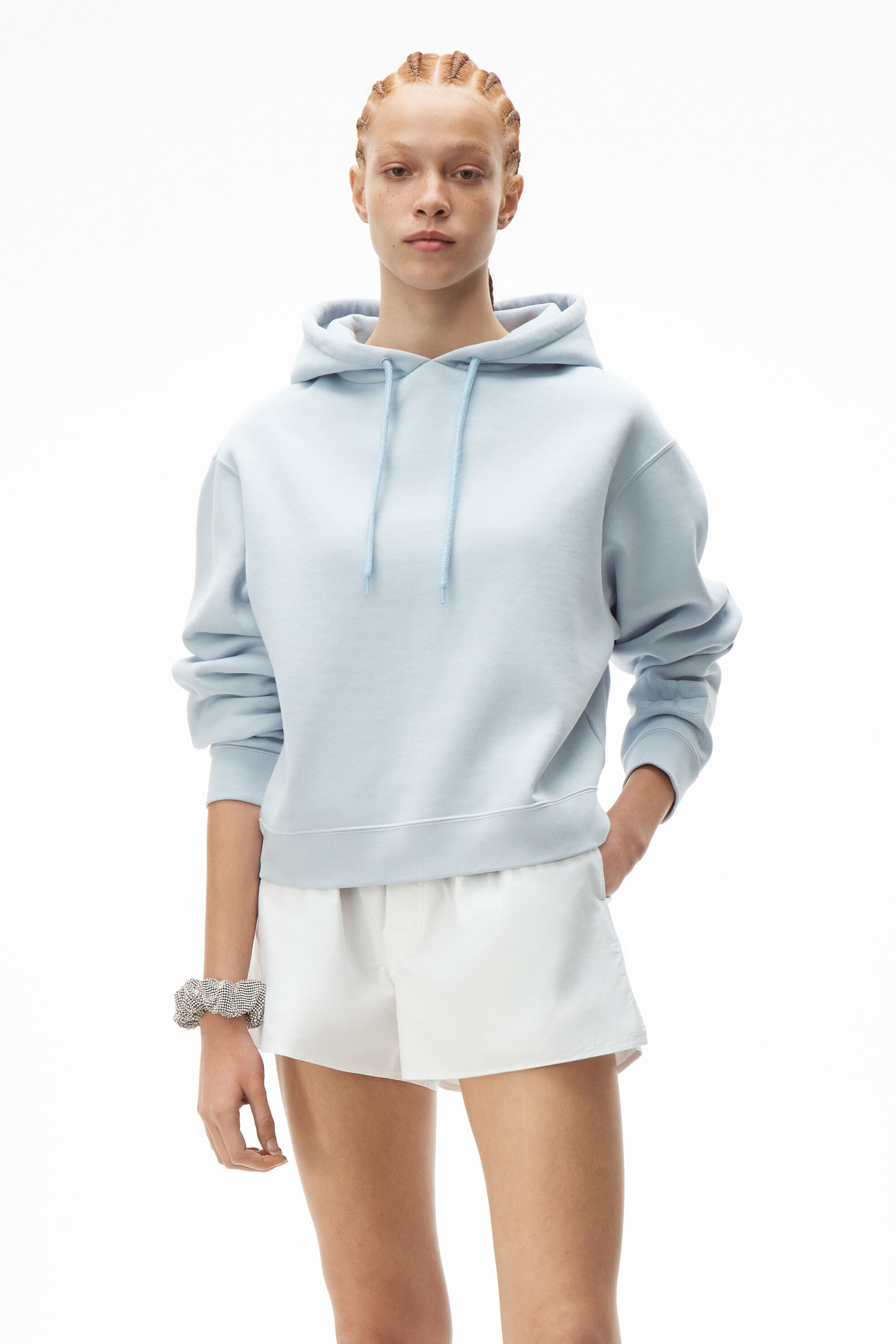 adidas Originals by Alexander Wang White You For E Yeah Exceed The Limit Hoodie  adidas Originals by Alexander Wang