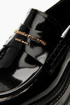 alexander wang carter 皮革防水台乐福鞋 black
