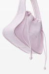 alexander wang ryan small bag in sheer rib knit y2k lavender