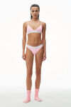 alexander wang 罗纹平纹布丁字裤 light pink