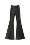 FLARED PANT IN LEATHER