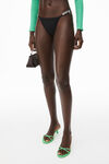 alexander wang crystal logo bikini bottom  black