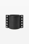Alexander Wang black the trap stud candle sleeve