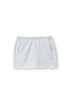 Alexander Wang light heather grey 饰经典棉质毛圈布迷你半身裙