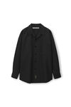 alexander wang dress shirt in wool blend tailoring black