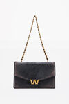 alexander wang w legacy small bag in distressed leather black