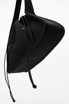 Alexander Wang black ryan large bag in ribbed knit