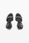 alexander wang dahlia 105 水晶凉鞋 black/clear
