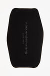 alexander wang scrunchie mini bag in velvet crystal black