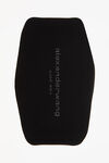 alexander wang scrunchiee 天鹅绒迷你手袋 black