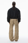 Alexander Wang black ruched track jacket