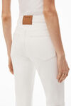 alexander wang og - highrise stovepipe jean in denim vintage white