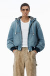 Alexander Wang classic worn indigo 中性圆阔版型工装夹克